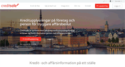 Desktop Screenshot of creditsafe.se