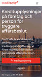 Mobile Screenshot of creditsafe.se